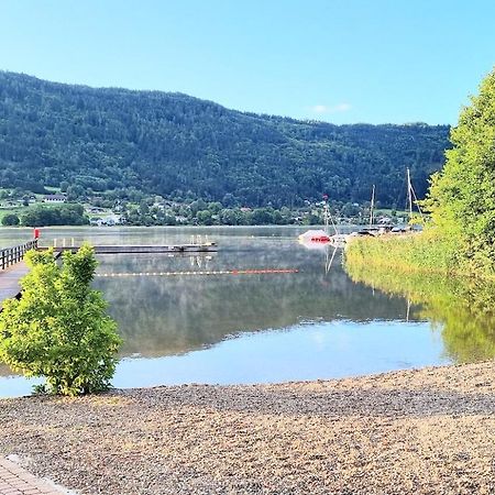 Kaernten Ossiacher See Apartment Zwei Zimmer Ferienwohnung Direkter Seezugang Strand Beheizte Schwimmhalle Bodensdorf Εξωτερικό φωτογραφία